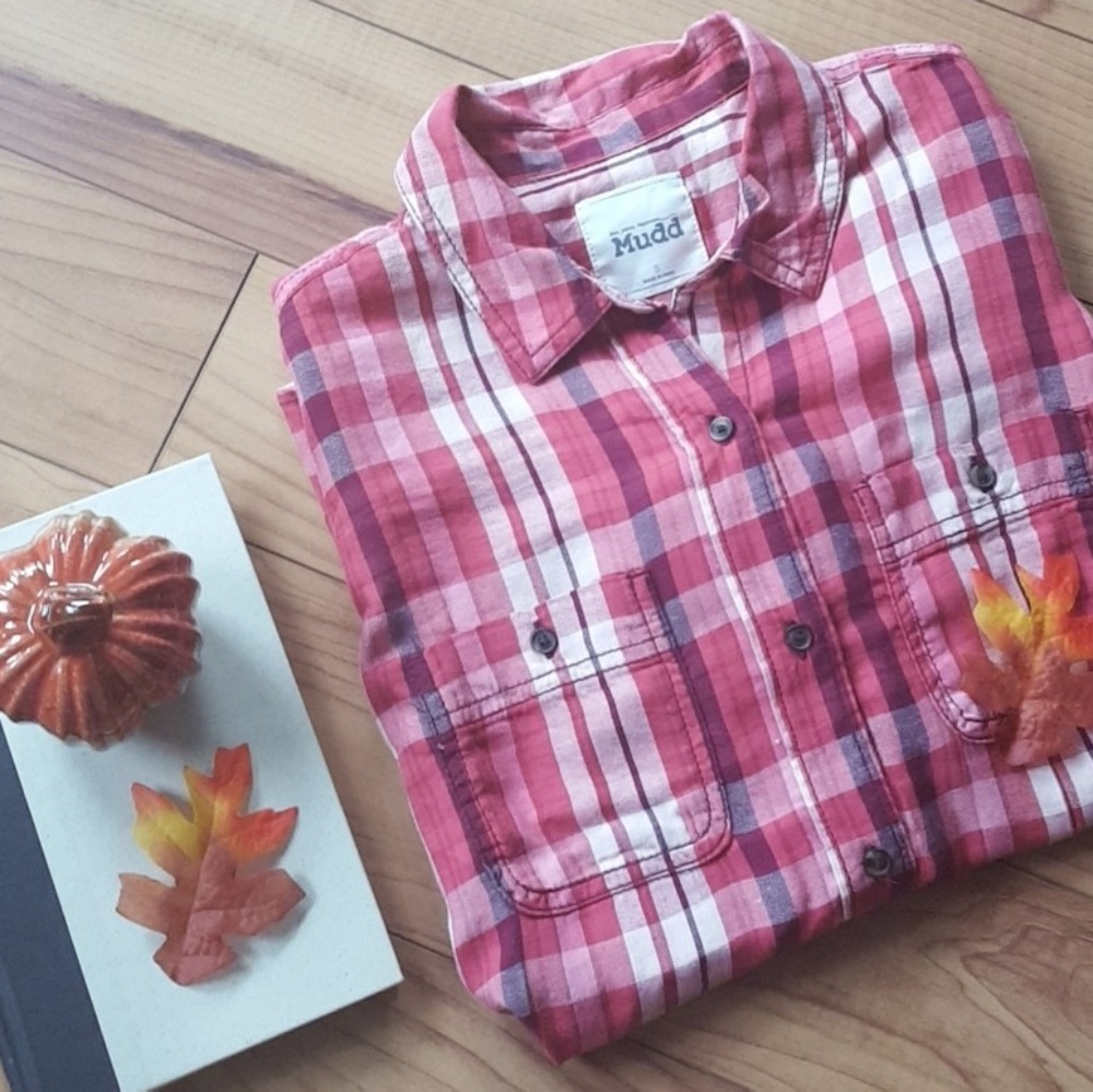 Cute Pink Flannel Top