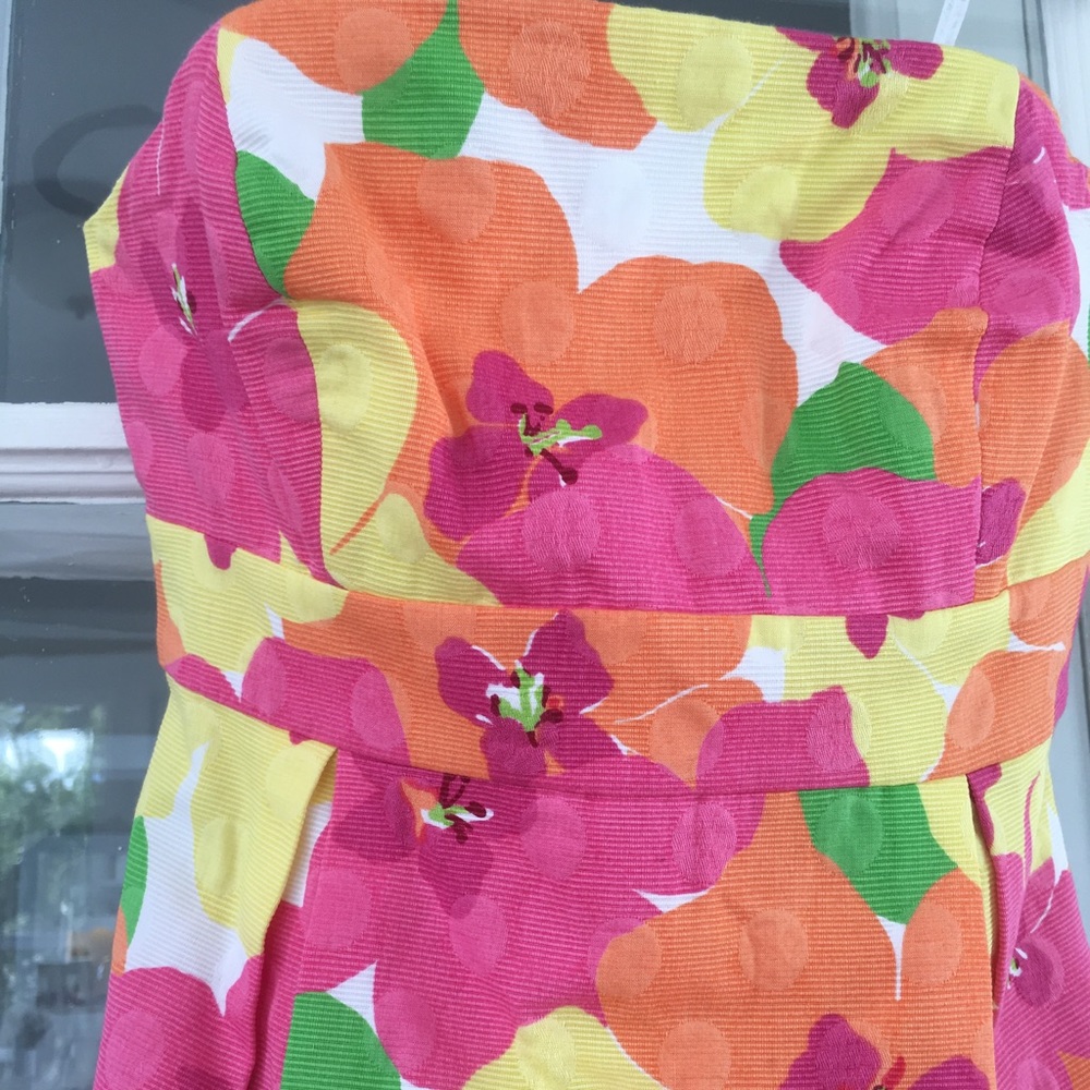 Lilly Pulitzer strapless dress