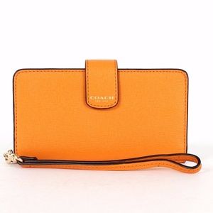 Coach 66265 LI/Bright Mandarin Saffiano
