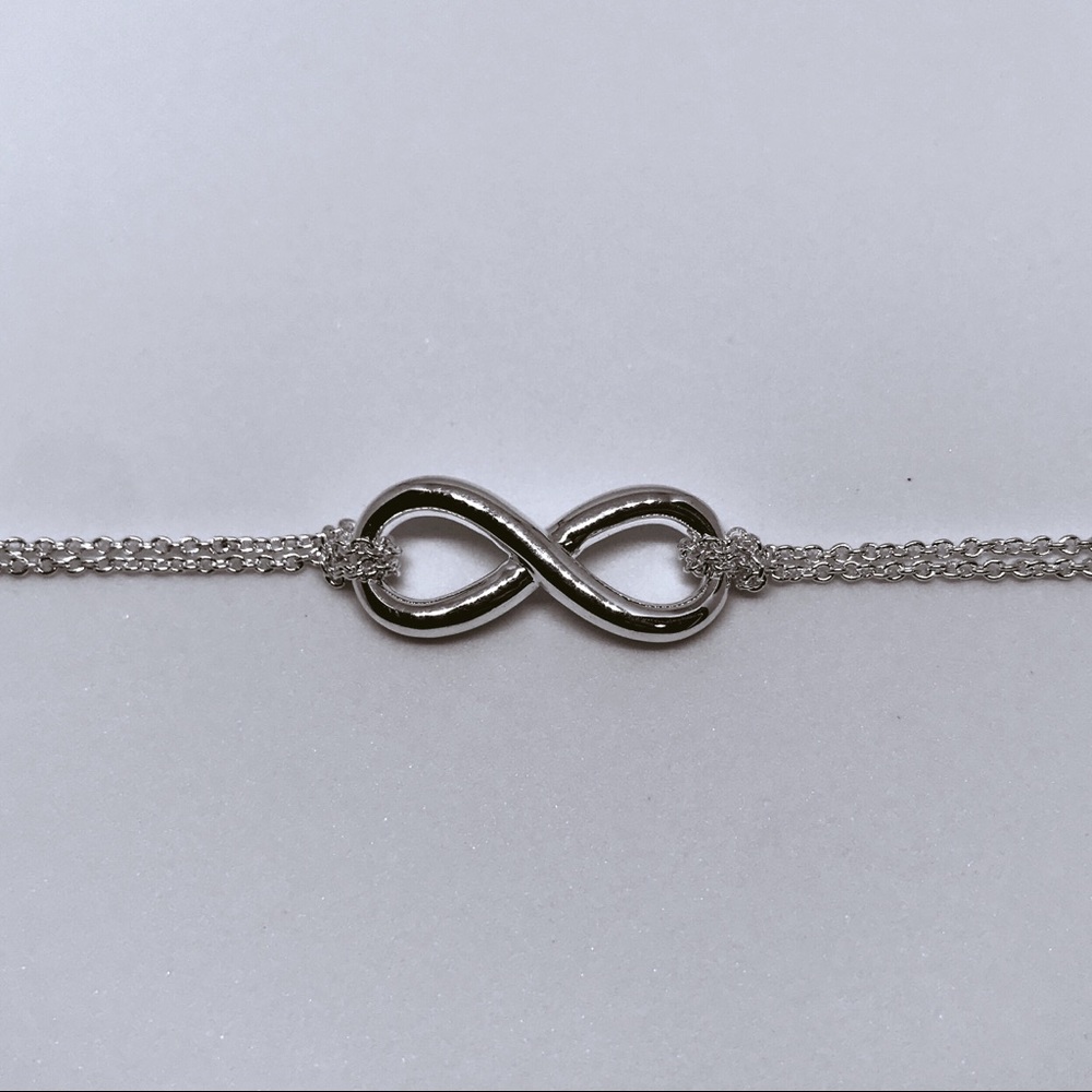 Sterling silver INFINITY bracelet