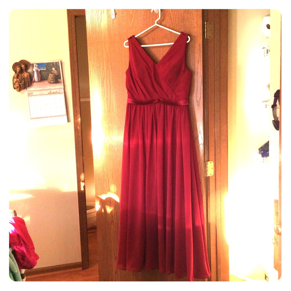 Alicepub V-neck Chiffon Formal NURSING Dress