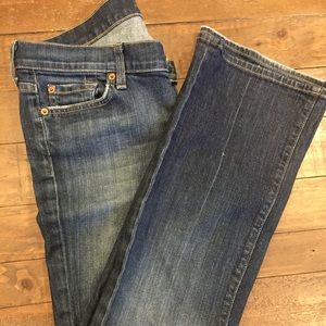 7 for all mankind boot cut jeans