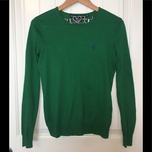 Ralph Lauren Sport Emerald Green Cotton Sweater
