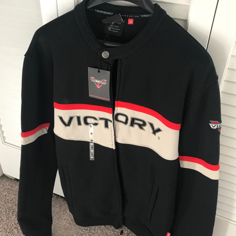 NWT Victory brand motorcycle zip up