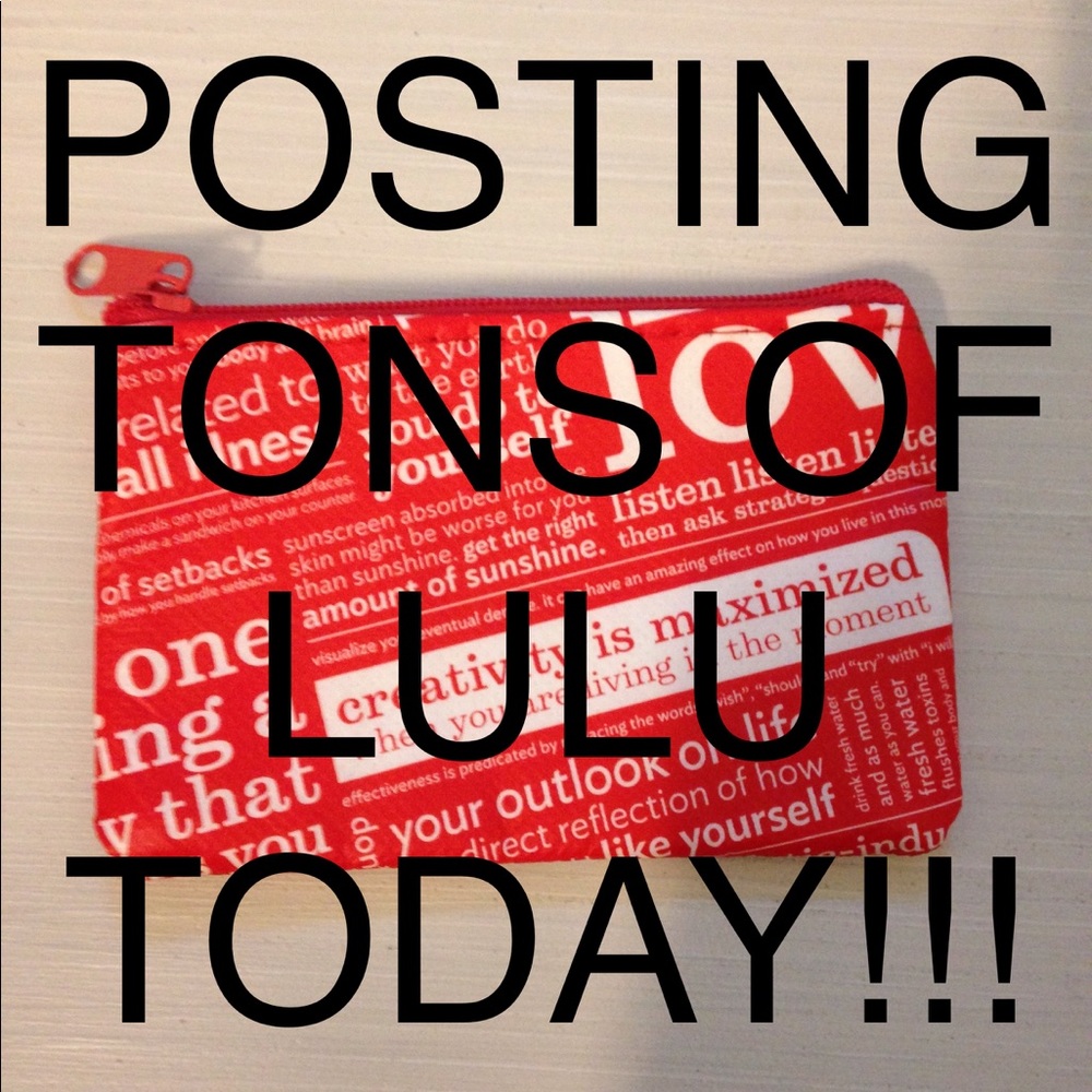 Lululemon! And lots of it!