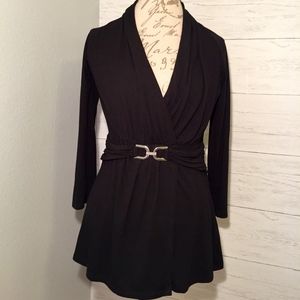 White House Black Market Black Wrap Around