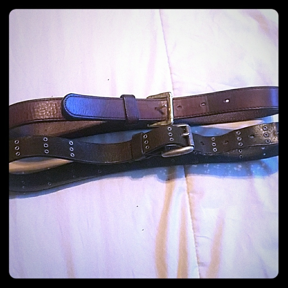Boys belts sizes small and medium/ large
