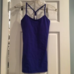 Purple Lulu Lemon Power Y Tank