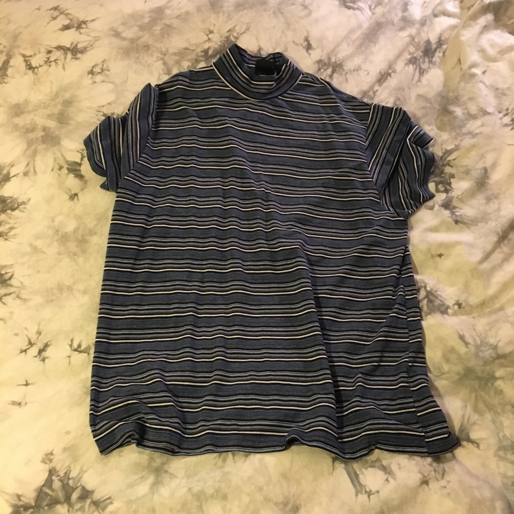 MOCK NECK T-SHIRT DRESS