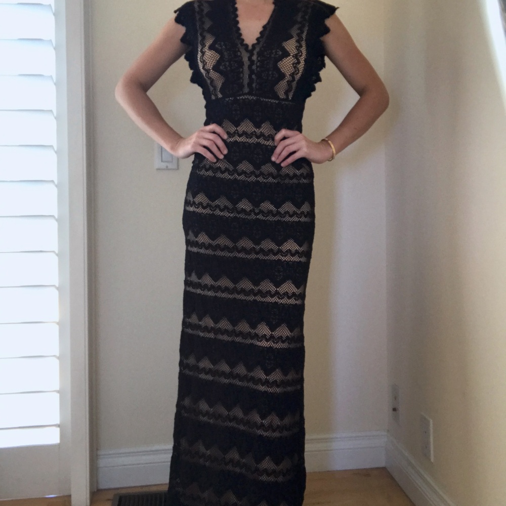 Nightcap Clothing Black Lace Maxi Dress - Picture 6 of 10