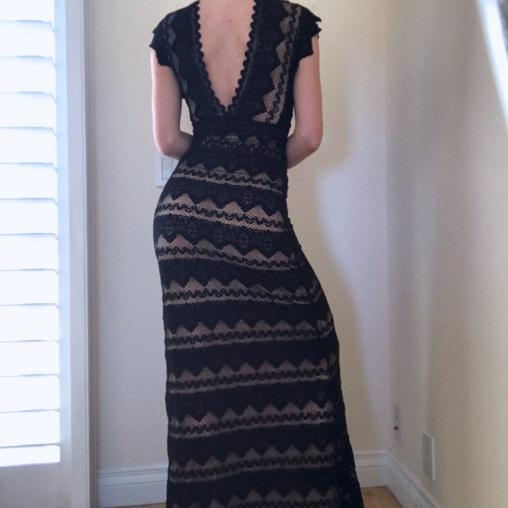 Nightcap Clothing Black Lace Maxi Dress - Picture 7 of 10