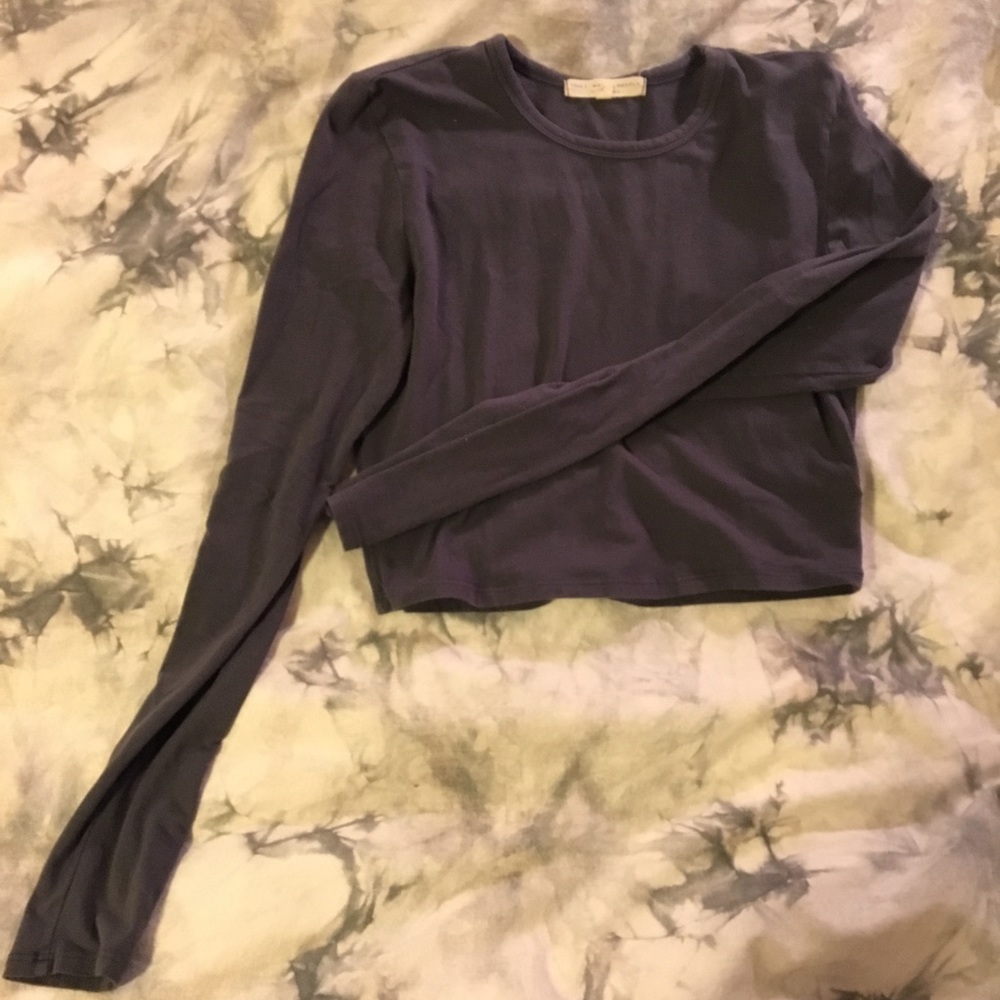LONG SLEEVE CROP TOP