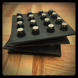 Alexander Wang Studded leather coasters