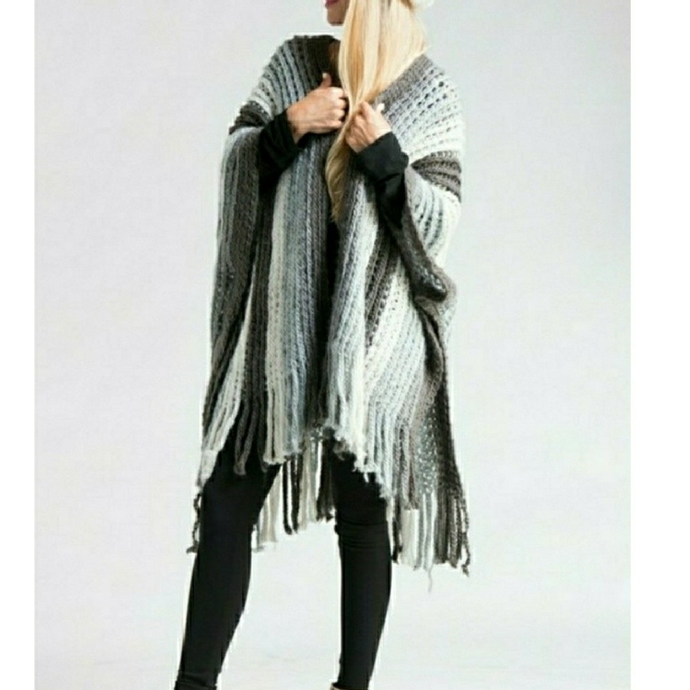 💥HP💥 STRIPED SHAWL - Picture 2 of 2