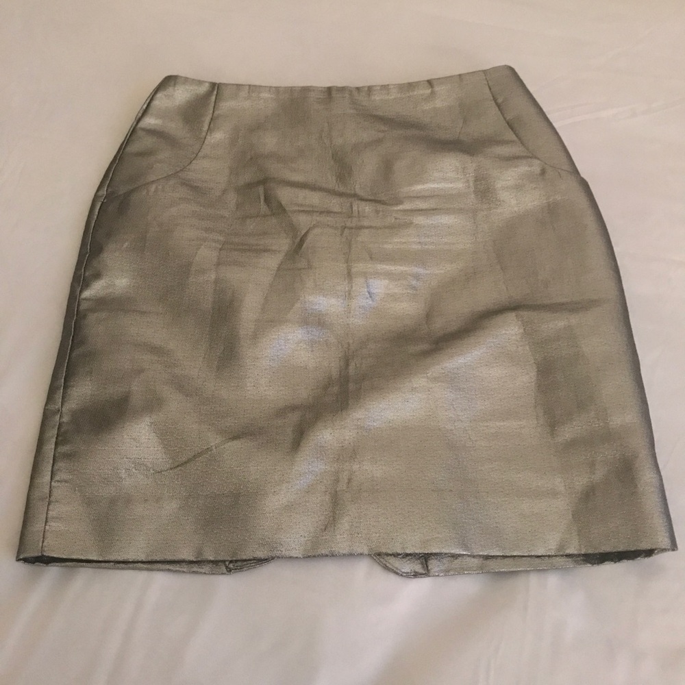 Metallic Mini Skirt