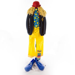 FUN ADULT COMPLETE CLOWN COSTUME HALLOWEEN CIRCUS