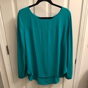 LOFT long-sleeve utility blouse