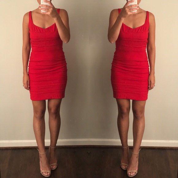Red Cocktail Dress - Picture 1 of 3