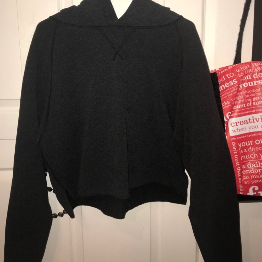 lululemon cropped yoga hoodie