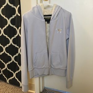 VS PINK faux fur lined zip up hoodie VS PINK faux fur lined zip up hoodie