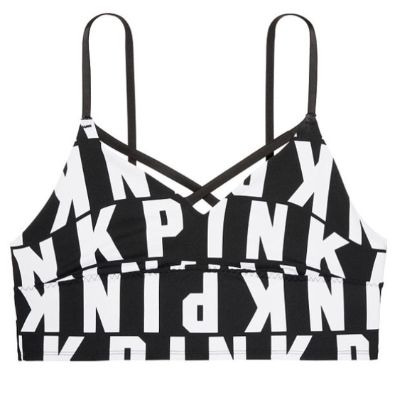 SOLD ♈️Longline Triangle Bralette / Pink VS - Picture 2 of 6