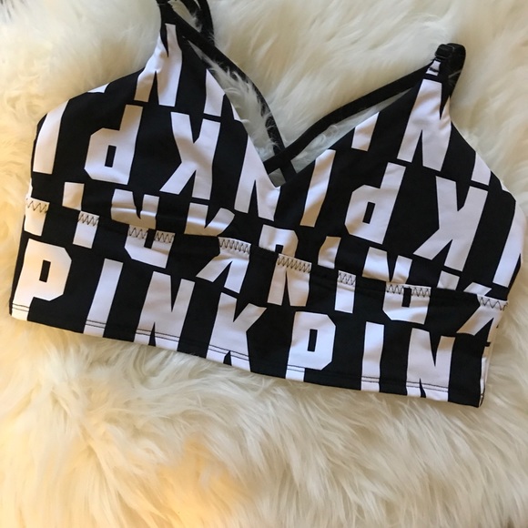 SOLD ♈️Longline Triangle Bralette / Pink VS - Picture 5 of 6