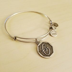 ALEX & ANI Initial C Bracelet Silver