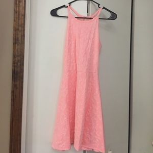 Peach lace and flower dress! Never worn!
