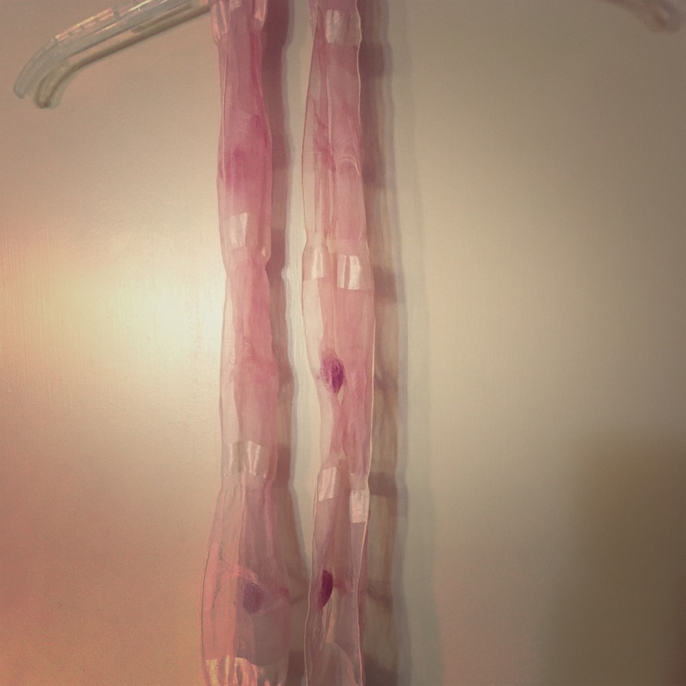 Pink Whisp of Air Satin and Silk Gauze