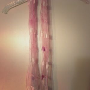 Pink Whisp of Air Satin and Silk Gauze