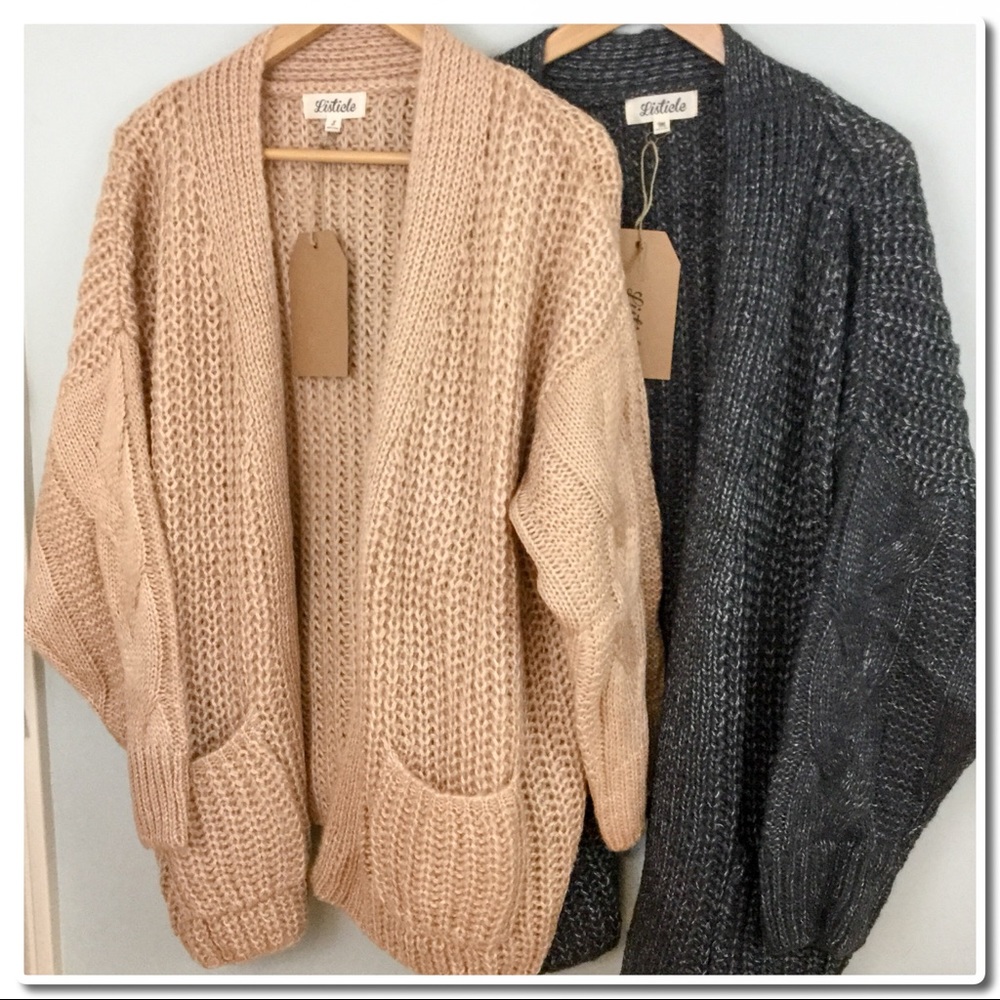 CCO Cozy Oversized Chunky Knit Cardigan - Picture 5 of 8