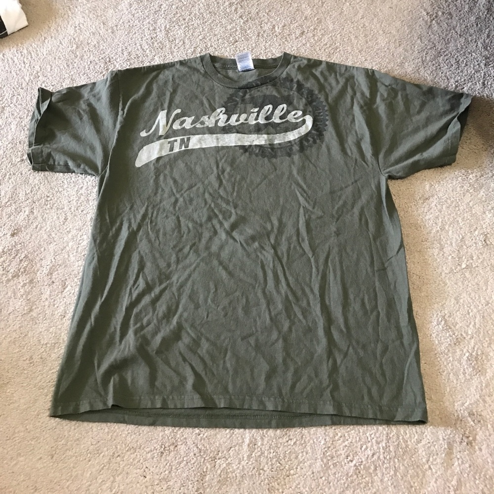 Camo green Nashville tshirt