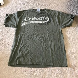 Camo green Nashville tshirt