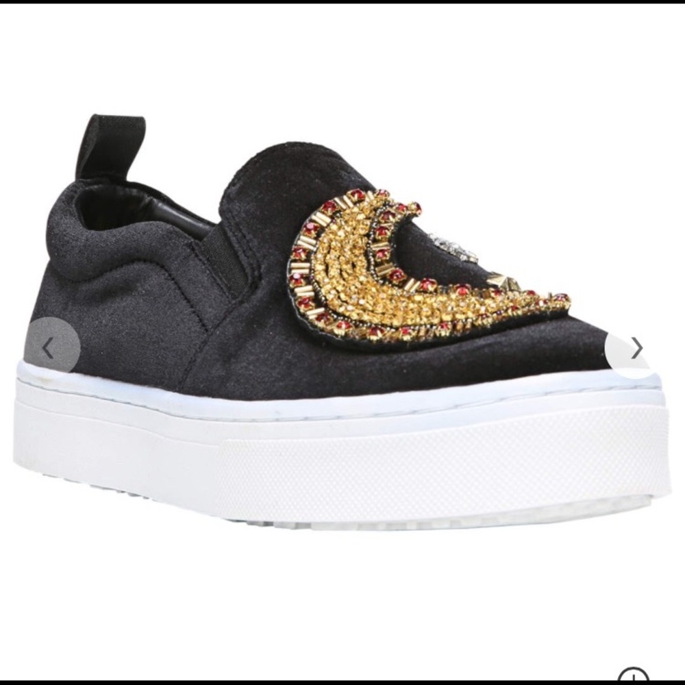 Sam edelman star and moon platform sneakers