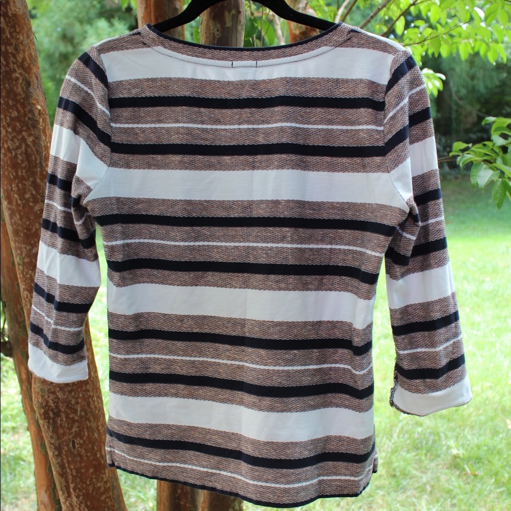 J. Crew Striped Knit Long Sleeve - Picture 4 of 7