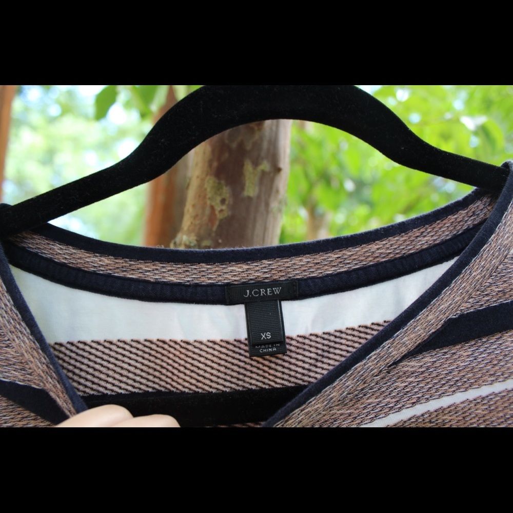 J. Crew Striped Knit Long Sleeve - Picture 6 of 7