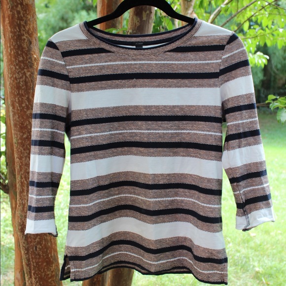 J. Crew Striped Knit Long Sleeve - Picture 3 of 7