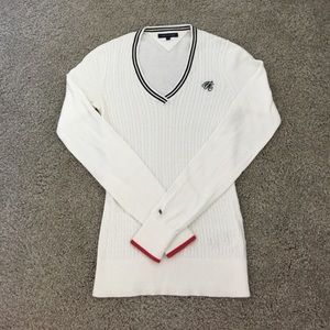✨SALE!✨TOMMY HILFIGER V-neck Cable Knit Sweater