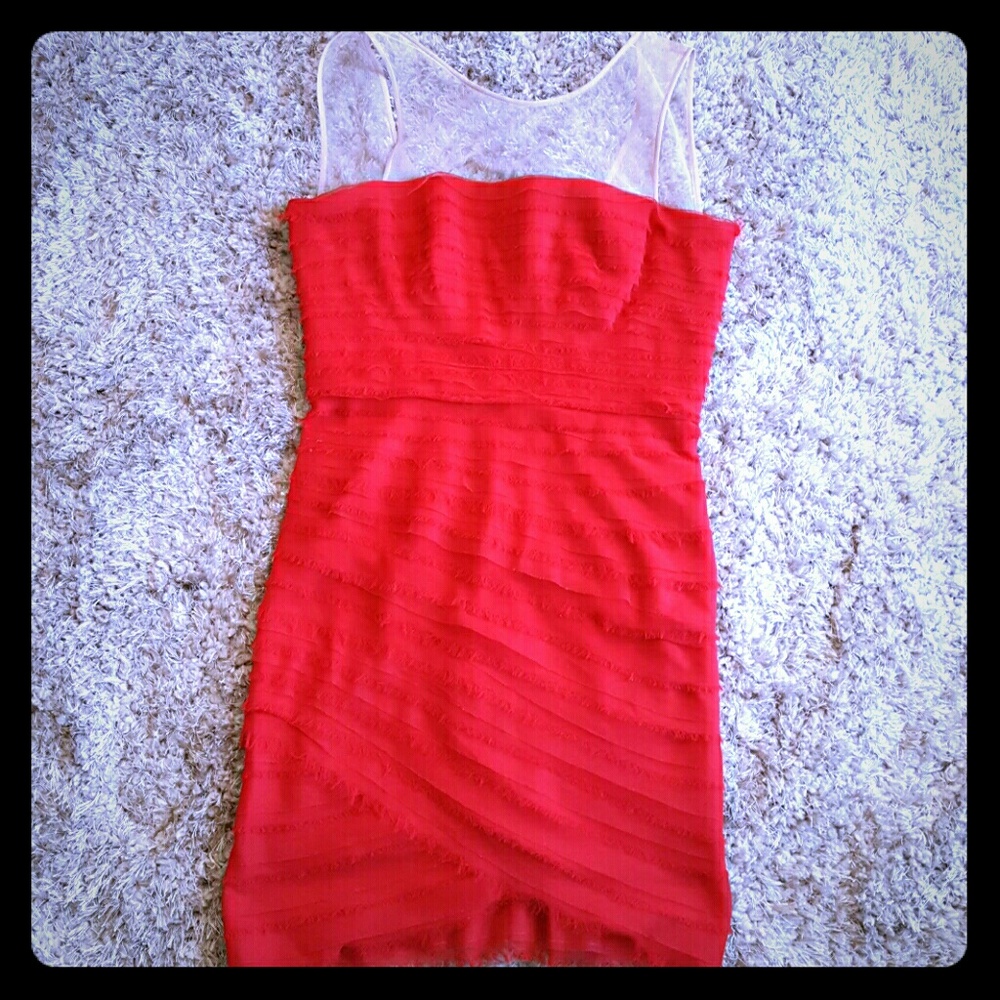 BCBGMAXAZRIA Red Dress