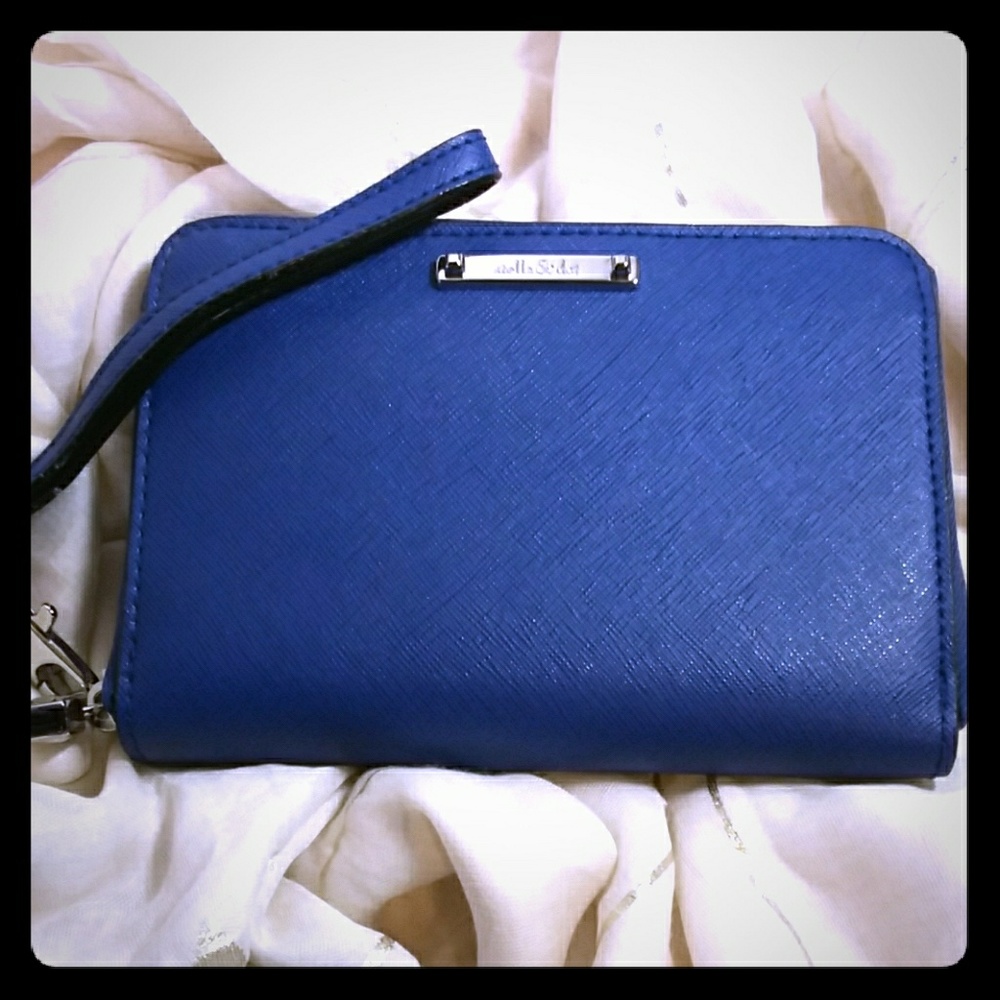 Stella & Dot Chelsea Tech Cobalt Blue Wallet - Picture 1 of 8