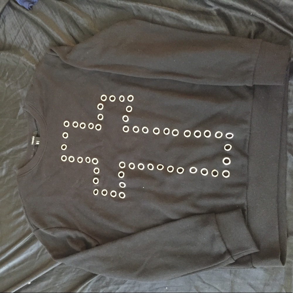 Long sleeve black sweater