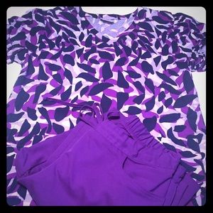 Gorgeous purple tones GREY'S ANATOMY Scrub set!