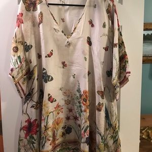 Johnny Was tunic silk