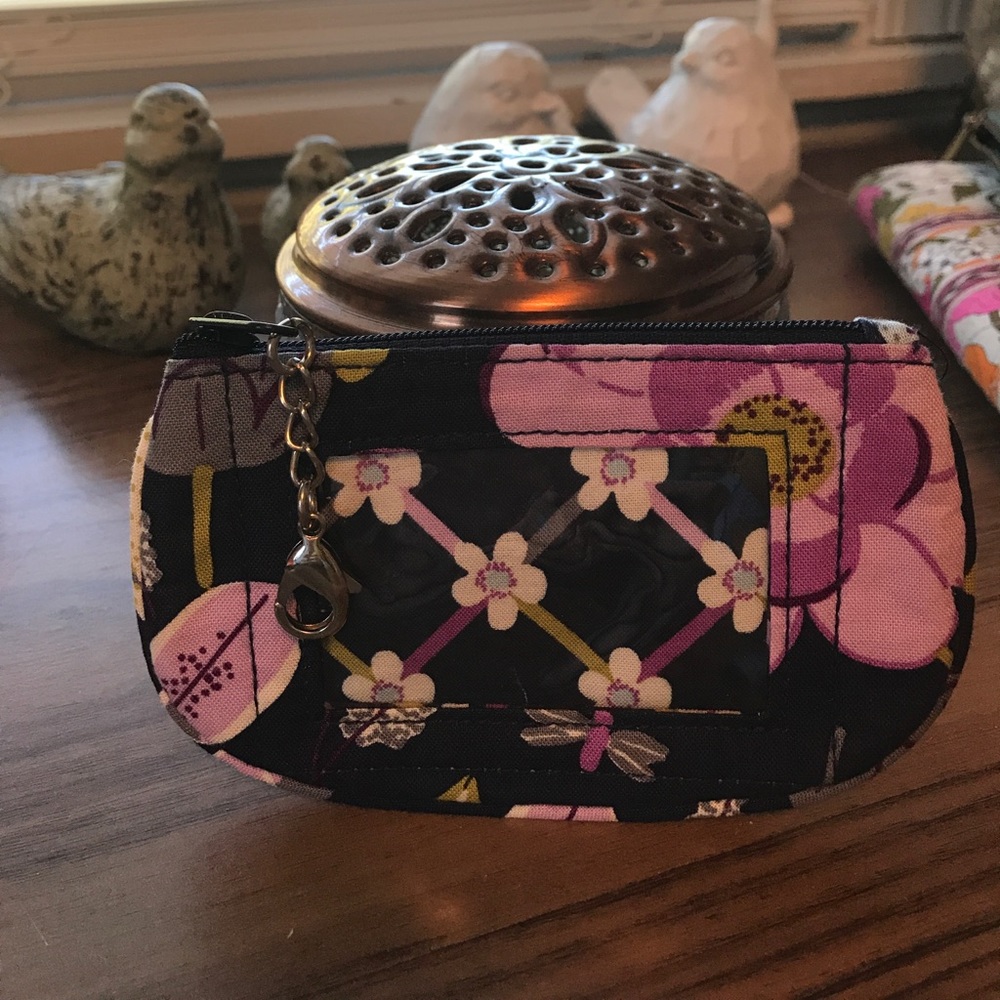 Vera Bradley keychain ID holder