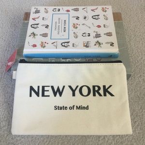 New York State of mind zip pouch NWT