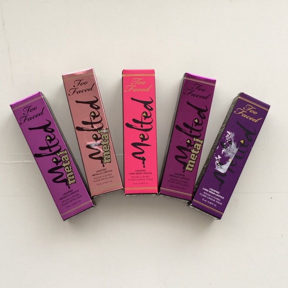 Bundle of 5 NIB Too Faced melted lipsticks - Picture 2 of 5