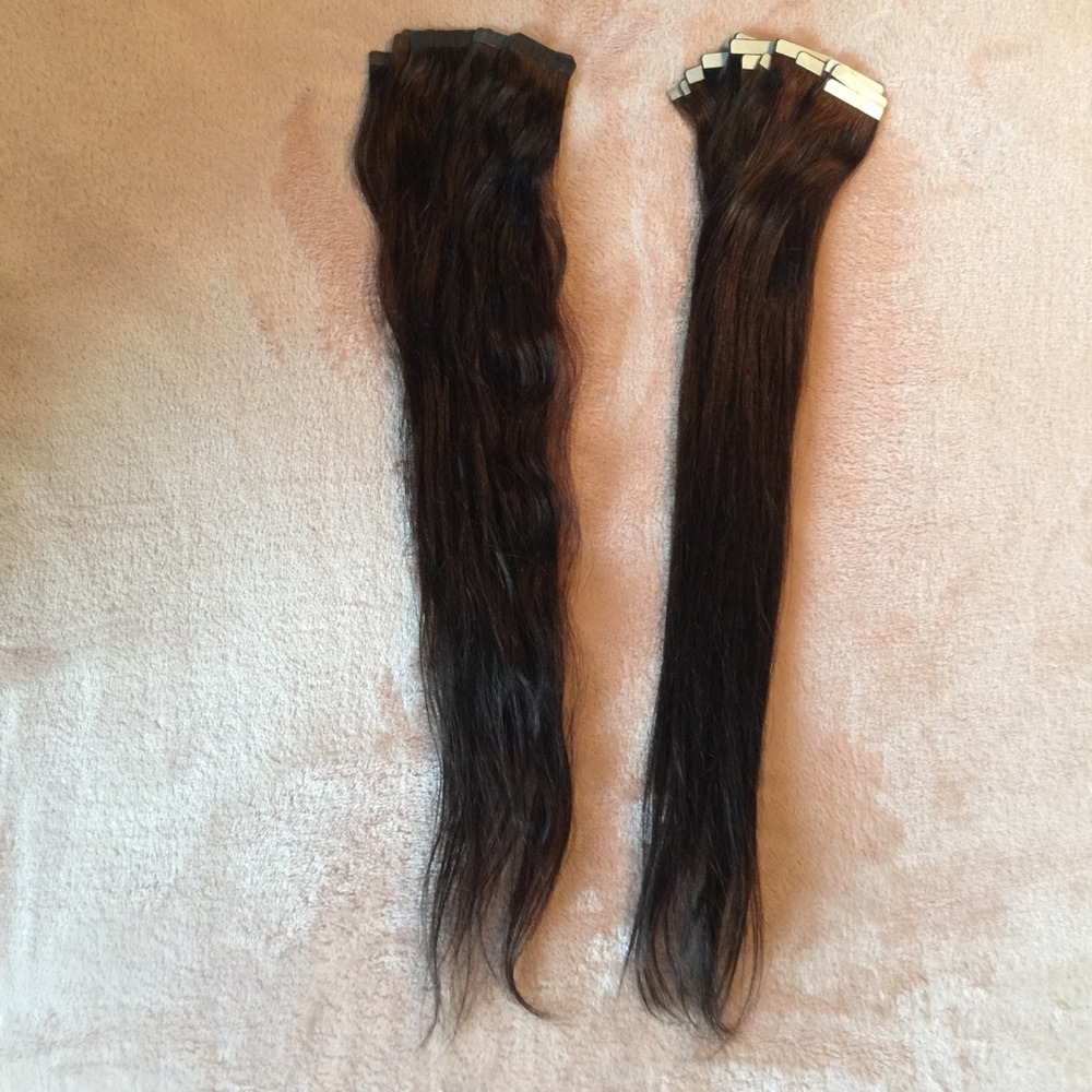 Glam Seamless tape in hair extensions
