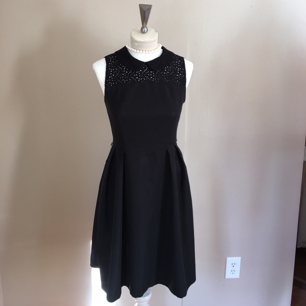 Tommy Hilfiger black dress with lace collar ❤️