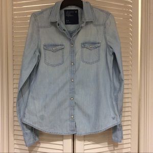 American eagle denim shirt