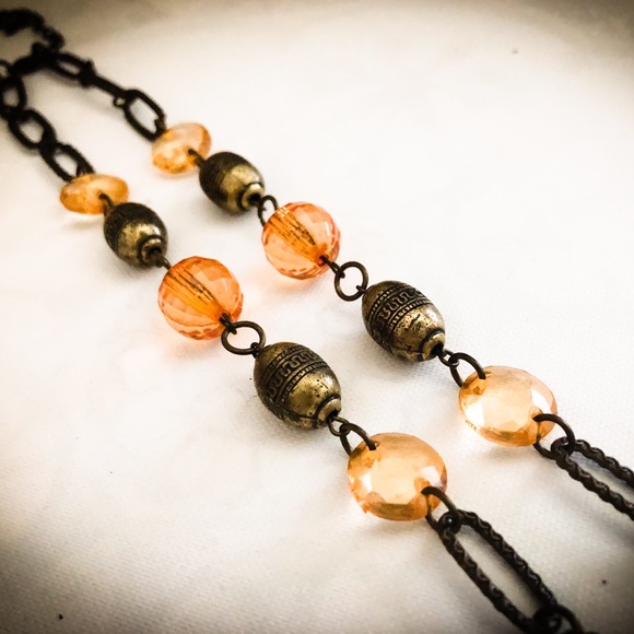 🔥Orange Pendant Chain Necklace🔥 - Picture 7 of 7